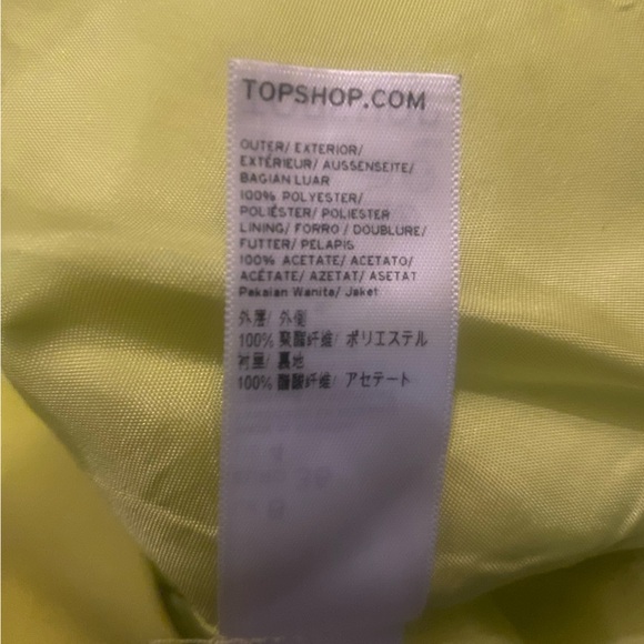 🌼 TOPSHOP Crepe Cropped Blazer Jacket - Picture 12 of 12